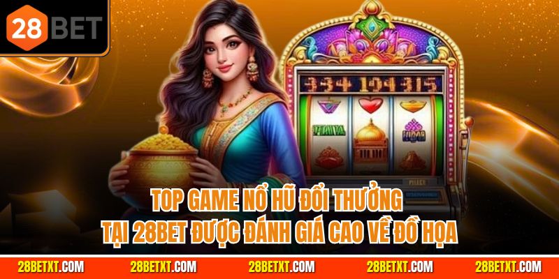 Top Game nổ hũ đổi thưởng tại 28bet được đánh giá cao về đồ họa 